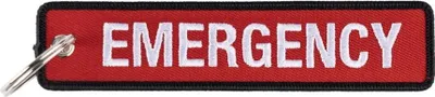 Produktbild von Schlüsselanhänger Emergency Notarzt Rettungssanitäter Notfall 12,5x2,5cm #42123