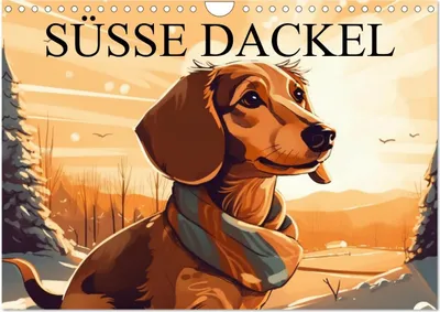 Produktbild von Dackel (Wandkalender 2026 DIN A4 quer), CALVENDO Monatskalender