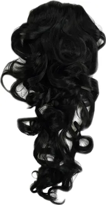 Produktbild von WIG ME UP Zopf, lockig, Gummizug, Schwarz WK03-1