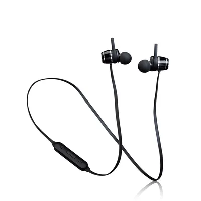 Obrázek produktu pro Lenco EPB-030BK, Bezdrátový, Hudba, Sluchátka, Černá
