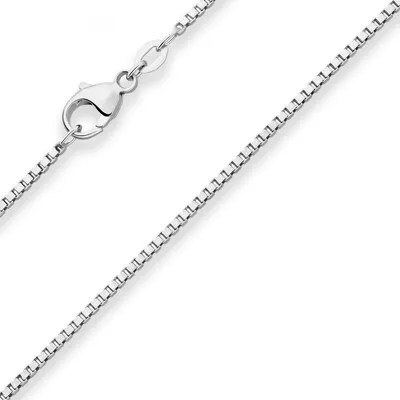 1-4mm-Veneziakette-aus-925-Silber-rhodiniert-43cm