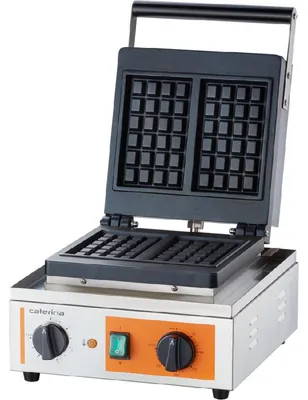 Zdjęcie produktu dla Gofrownica Caterina, płyta z powłoką nieprzywierającą, 320X380X240 Mm, 1,5 Kw 230 V