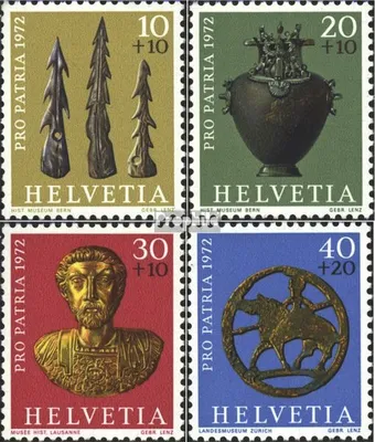 Produktbild von Briefmarken Schweiz 1972 Mi 971-974 (kompl.Ausg.) FDC Pro Patria