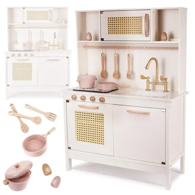 Immagine prodotto di Cucina retrò per bambini in legno MDF con accessori BOHO