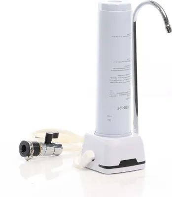 Image de Naturewater NW-1-CTO Filtre de table pour eau potable – avec Bloc de charbon actif et Robinet – Appareil de filtration purification