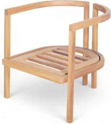Produktbild von Relaxstuhl Gartenstuhl Stuhl Armlehnstuhl Designstuhl Holzstuhl Gartenmöbel