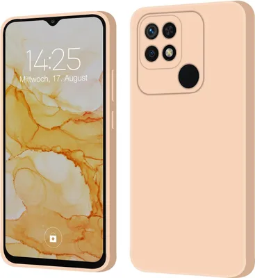 Produktbild von Hülle für Xiaomi Redmi 10C Case Cover Bumper Silikon Softgrip Schutzhülle Farbe: Rosa