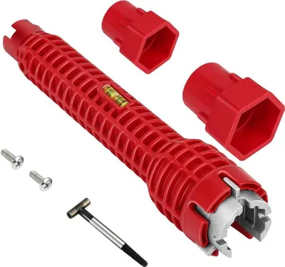 Produktbild von Wasserhahn- und Spülbecken-Installationsschlüssel zur Reparatur von Küchenwasserhähnen, multifunktionales Installationswerkzeug, Beckenschlüssel, Sanitärwerkzeuge