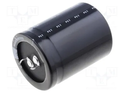 Image de 1 condensateur : électrolytique, 400 VDC, 150 µF, à insérer, dimensions : Ø 22 x 35 mm, référence : LGW2G151MELZ35
