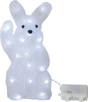 Produktbild von Outdoor Weihnachtsleuchte Crystalo Hase Kristall-Optik 30 LEDs