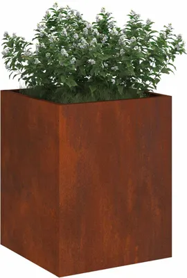 Obrázek produktu pro vidaXL Zahradní květináč Odolný proti povětrnostním vlivům ocel 32 x 32 x 40 cm