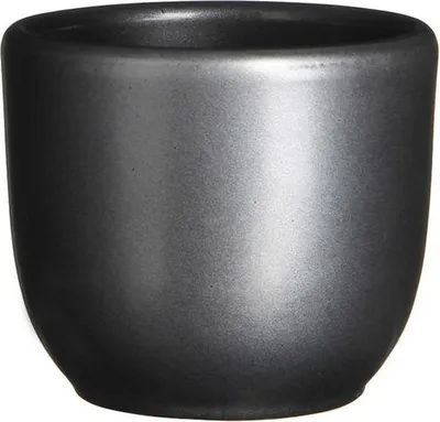 Produktbild von Blumentopf Topf rund tusca 6,5 x 7,5 cm anthrazit