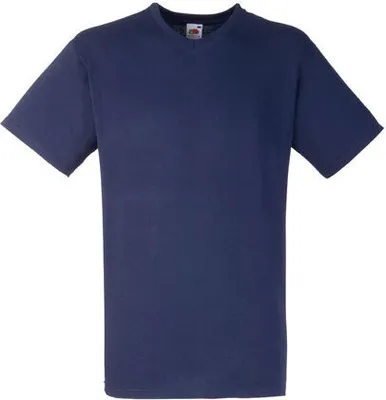 Produktbild von Fruit of the Loom - Valueweight V-Neck T - Deep Navy - M