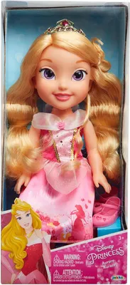 Produktbild von Disney Princess Disney Prinzessin Aurora Modepuppe, 35 cm große Puppe mit Royal Reflection Eyes; enthält ein abnehmbares, schimmerndes Kleid mit Platinum-Holofoil-Druck, Schuhe, Tiara und Bürste – perfekt für Mädchen ab 3 Jahren, Modepuppe, Weiblich, 3 Jahr(e), Junge/Mädchen, 350 mm, Mehrfarbig