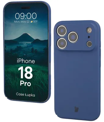 Produktbild von Handyhülle für iPhone 18 Pro, Bizon Case Lupka, Blau