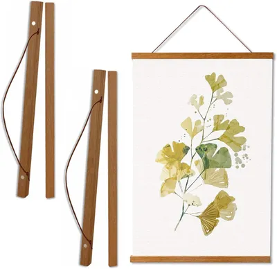 Obrázek produktu pro Dřevěné rámy na plakáty, magnetické, sada 2 kusů, rozměry 30x40 cm, vhodné pro plakáty formátu A3