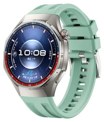 Obrázok produktu pre Silikónový náramok pre Huawei Watch GT 6 Pro s tlačidlom a bezšvovým dizajnom, tyrkysový