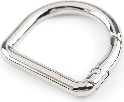 Produktbild von Karabiner D-Ring 1 Stück Metall Ringkarabiner Schlüsselring Taschenkarabiner