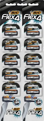 Produktbild von BIC Flex4 Rasierer, 1 Packung - 10 Stück
