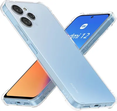 Obrázek produktu pro Pouzdro pro Xiaomi Redmi 12 Průhledné Měkké TPU Bumper, Nárazuvzdorné Ochranné Pouzdro