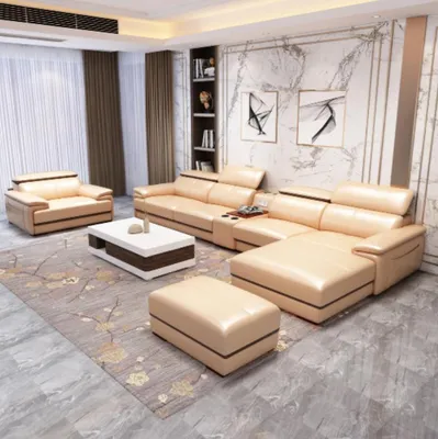 Produktbild von Relax Eckgarnitur Ecksofa L-form Polster Modern Sitz Möbel Wohnlandschaft Luxus