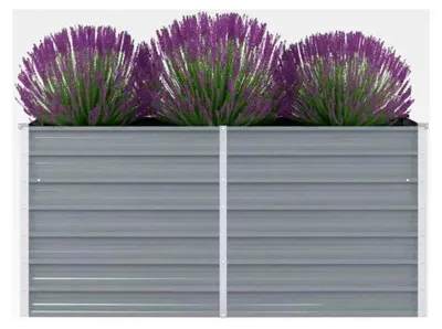 Produktbild von Hochbeet 160 x 80 x 77 cm aus verzinktem Stahl für Garten und Balkon