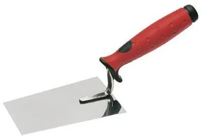 Obrázek produktu pro Lžíce nerez zednická FESTA gum.ruč. 160x115mm 31234