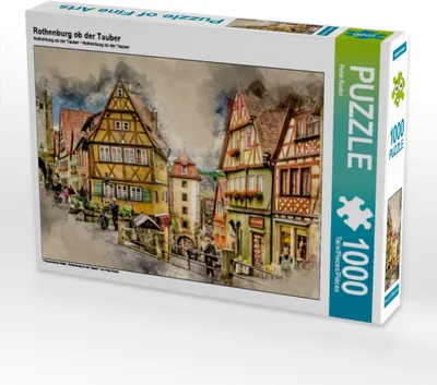 Produktbild von Calvendo Rothenburg ob der Tauber 1000 Teile Puzzle quer 640x480mm, Roder Peter; 7438866