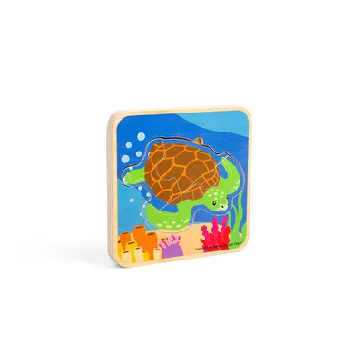 Produktbild von Bigjigs Lebenszyklus-Puzzle Meeresschildkröte