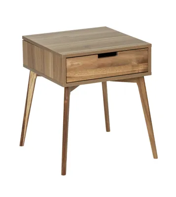 Produktbild von WENKO Beistelltisch mit Schublade Acina, Aus  em Akazienholz, Braun
