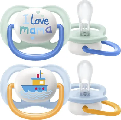 Image de Avent Infant Ultra Happy Sucette 6-18 mois 2U