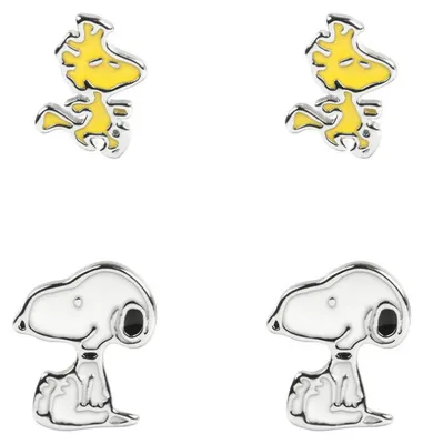 Produktbild von Peers Hardy - Zestaw 2 Par Kolczyków inspirowanych Peanuts