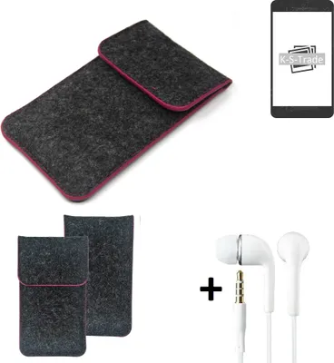 Produktbild von K-S-Trade Handy Hülle Schutz Hülle kompatibel mit Samsung Galaxy S22 Schutzhülle Handyhülle Filztasche Pouch Tasche Case Sleeve Filzhülle