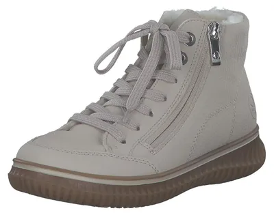 Image de Baskets Rieker, modèle haut, pour femmes, référence 32303936373633, couleur beige, taille 43 EU