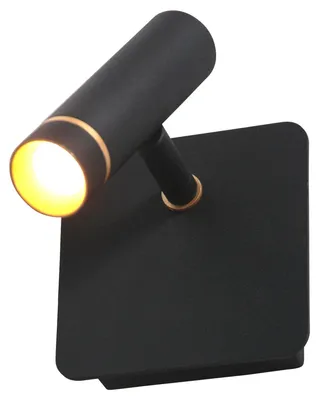 Immagine prodotto di Lampada da parete - nero - Lumo - metallo - lampada da letto - LED - 4850ZW - Mexlite