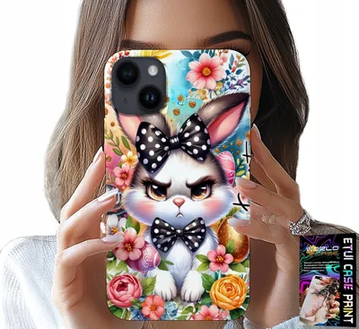 Image de Étui Pour Iphone 13 - Lapin De Pâques, Lapin, Oeufs + Verre