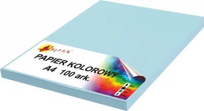 Produktbild von Farbpapier A4 80g blau pastell 100 Blatt
