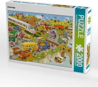 Produktbild von CALVENDO Puzzle Unterwegs | 2000 Teile Lege-Größe 90x67cm Foto-Puzzle für glückliche Stunden