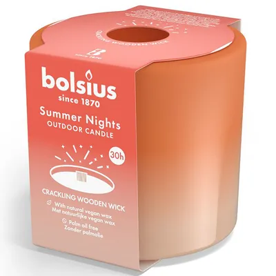 Image de Bolsius Summer Nights verre ivoire