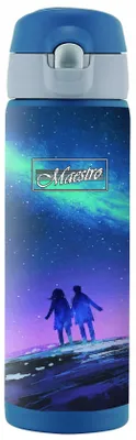 Produktbild von Maestro MR1634C Thermobecher Edelstahl 400ml Isolierflasche