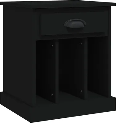 Produktbild von Nachttisch Schwarz 43x36x50 cm