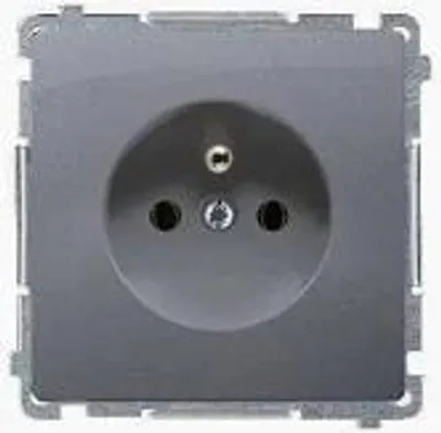 Immagine prodotto di Contatto-Simon BMGZ1.01/43, argento, plastica, IP20, 250 V, 75 mm, 40,5 mm