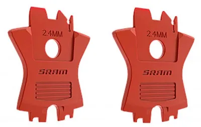 Produktbild von SRAM Belagspreizer 2,4 mm für eTap/S900 Monoblock Bremssattel, 1-teilig, 2 St...