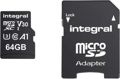 Image de Integral SDHX Micro 64GB U3 V30
