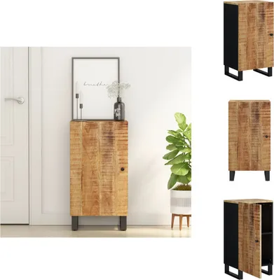 Produktbild von vidaXL Sideboard mit Tür 40x31x75 cm Massivholz Mango - Sideboards