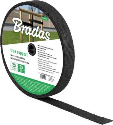 Produktbild von Bradas Baum-Bindeband PP 25 mm x 25 m schwarz