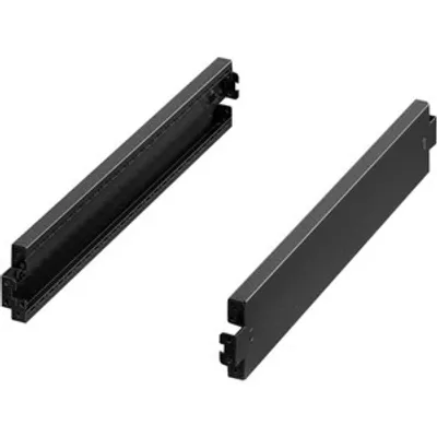 Produktbild von Rittal 8640.034, Sockelabdeckung, Stahl, Schwarz, 2 Stück(e), 2,5 kg