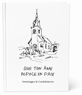 Kondolenzbuch Gästebuch Trauerfeier, Hardcover, 68 Seiten