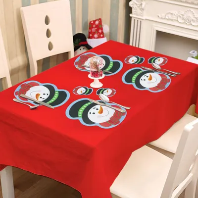 Image de Assiette et porte-gobelet - avec le Père Noël - 8 pcs