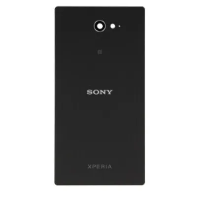 Produktbild von Original für Sony Xperia M2 Aqua Akkudeckel 78P7500002N Schwarz Rückseite